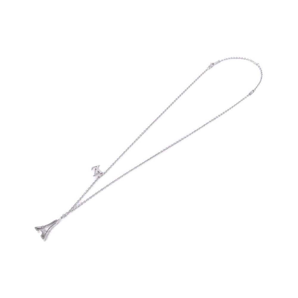 LOUIS VUITTON Silver Necklace - Picture 2 of 5